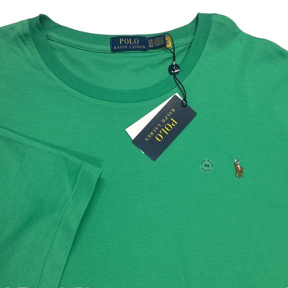Polo Ralph Lauren Big & Tall 3XB Classic Kelly Soft Touch Crew Neck T-Shirt - Picture 2 of 7